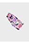 Girl's Pink Cute Character Patterned Short Sleeve Summer Pajama Set with Ruffled Sleeves and Shorts - 6