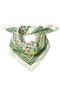 Botanical Bird and Flower Pattern Scarf Bandana 50X50 cm