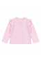 Girls' Waffle Textured Ruffled Long Sleeve Buttoned Cardigan