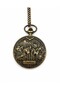 Vintage Chain Watch Necklace Cowboy Theme - 2