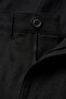 Black Lycra Linen Textured Cotton Men's Trousers – Breathable Summer Modern Cut 2600705 - 6