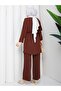 Women's New Season Aerobin Fabric Cape Detailed Double Set - 7