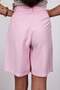 Pink Belted Tensel City Length Shorts 16941 - 5