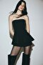 Bandeau peplum playsuit - 2