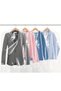 Wardrobe Hanger with Slot 50X70Cm Dry Cleaning - Transparent Storage Nylon for Inside the Wardrobe (10Pcs) - 4