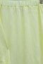 Lace-Up Detailed Skirt, Pleated Crepe Set - Yellow - 4