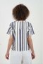 Tanita o-neck striped blouse - 4