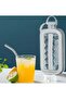 2 in 1 Ice Cube Tray with Lid – Portable 17 Compartment Ice Cube Maker Box, Creative Ice Hockey Style Ice Mold - 3
