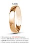 5mm New Model Shiny Rose Color Non-Tarnish Unisex Domed Steel Wedding Band Ring Lm-532R