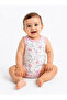 Men's Baby Dinosaur Patterned Undershirt Bodysuit – Summer Cotton Snap-On Baby Bodysuit - 3