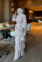 Powder Skirt Layered Evening Dress