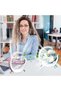 Electric Fan Portable Air Conditioner Cooling Fan with Colorful Ambient Light Speed Adjustabe - 5