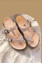 Luna Genuine Leather Platform Cork Sole Arch Supported Orthopedic Daily Women's Slippers - 3