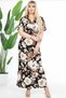 Large Size Patterned Long Dress - 2
