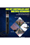 JD-303 Rechargeable Red Laser Pointer with Key Lock, Star Cap, USB Charger for Presentations - 2