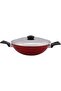 Bajaj Electricals Aspa Gift Set, Non Stick Set of Flat Tawa, Fry Pan & Kadhai with Lid - 6