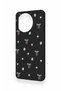 Realme 11 Compatible Mini Bow Black Patterned Silicone Case - 4