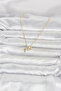 Brass Gold Color Minimal Polar Star Model Women's Necklace - - 2
