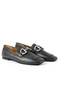 Genuine Leather Black Women's Ballerina Shoes - Z263012 - 2