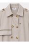 Women's Long Trench Coat Relaxed Fit Premium Line Detailed Belted Stylish Unlined - 6