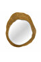 Brass Harp Framed Mirror