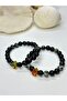 Fengshui Gourd Charm Li Jade Stone Natural Stone Bracelet - 3