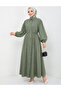 Haki Hijab Dress - 3