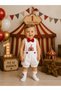 Circus Concept Overalls Male Children's East Day Salopet Bow Tie Socks Set