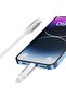 2in1 C-L 27W Cable with Wireless Watch Charger 1.2M- WhiteHigh-Grade Components 480Mbps Transfer Speed 2.5W Watch Output Flexible & Durable Fast Charging 27W PD - 2