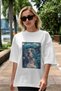 For Dog Lovers White Oversize T-Shirt with 20 Pre-Printed Dog Images 100% Cotton Unisex Dog Lover Premium Design - 5