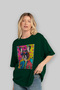 For Dog Lovers 59 Front Dog Printed Green Oversize T-Shirt 100% Cotton Unisex Dog Lover Premium Design - 4