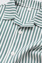 Boy's Striped Wrinkled Fabric Shirt Shorts Set Summer Two-Piece Set 4-9 Years Old I Boy's Set - 5