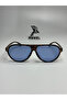 Leopard to Blue Drip Model Uv400 Sunglasses - 3