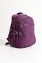 Unisex Purple School Bag, Waterproof Crinkle Fabric Backpack, Laptop-Sports-Travel Bag, 45X30Cm - 2