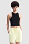 Ecko Red Hailey Slim Fit Crew Neck Printed Women's Black Tank Top