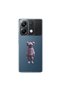 حافظة شفافة متوافقة مع Poco X6 بتصميم No Face 4