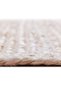Jute Pure Wool And Cotton White Round Carpet Ultra Soft Area Carpets For Bed Room Living Room And Dining Room Anti-Slip Floor Carpets Easy To Clean Made In Turkey 120X120Cm - 2