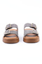 Genuine Leather Gray Suede Women's Slippers - Z601 - 3