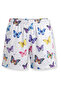 Girl's Swimsuit Butterfly Sea Pattern Swim Shorts 6-24 Months