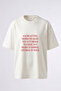 Motivational Quote_5 Design Back Printed Cotton White Oversize T-Shirt