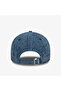 Acid Wash Denim 9Forty Unisex Blue Hat - 3