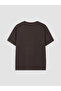 Brown Crew Neck Printed Boys' 2-Piece T-Shirt - 4