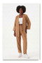 Premium Wrinkled Fabric Casual Cut Kimono Jacket Double Set