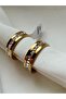 Fully Stone-Set Ring Gold 316L Steel - 4