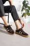 Unora Women's Lace-Up Genuine Leather Sneaker Brown - 2
