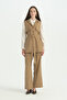 طقم سترة وبنطلون من الليوسيل - لون جملي