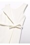 Mayoral Abel Lula Girls' Belted Evening Dress Jumpsuit White - 6