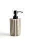 Florence Polyresin Soap Dispenser 8x8x18cm - Beige - 3