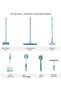 Clean & Care 7 Pcs Cleaning Set All in One Cleaning Tools for Kitchen, Home, Bathroom Spinning Mop, Broom and Squeegee with Stick, Dish Brush, Toilet Brush, Window Squeegee - 2