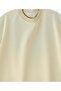 DARK SOIL | Oversized Basic T-shirt in Cotton Beige - 2